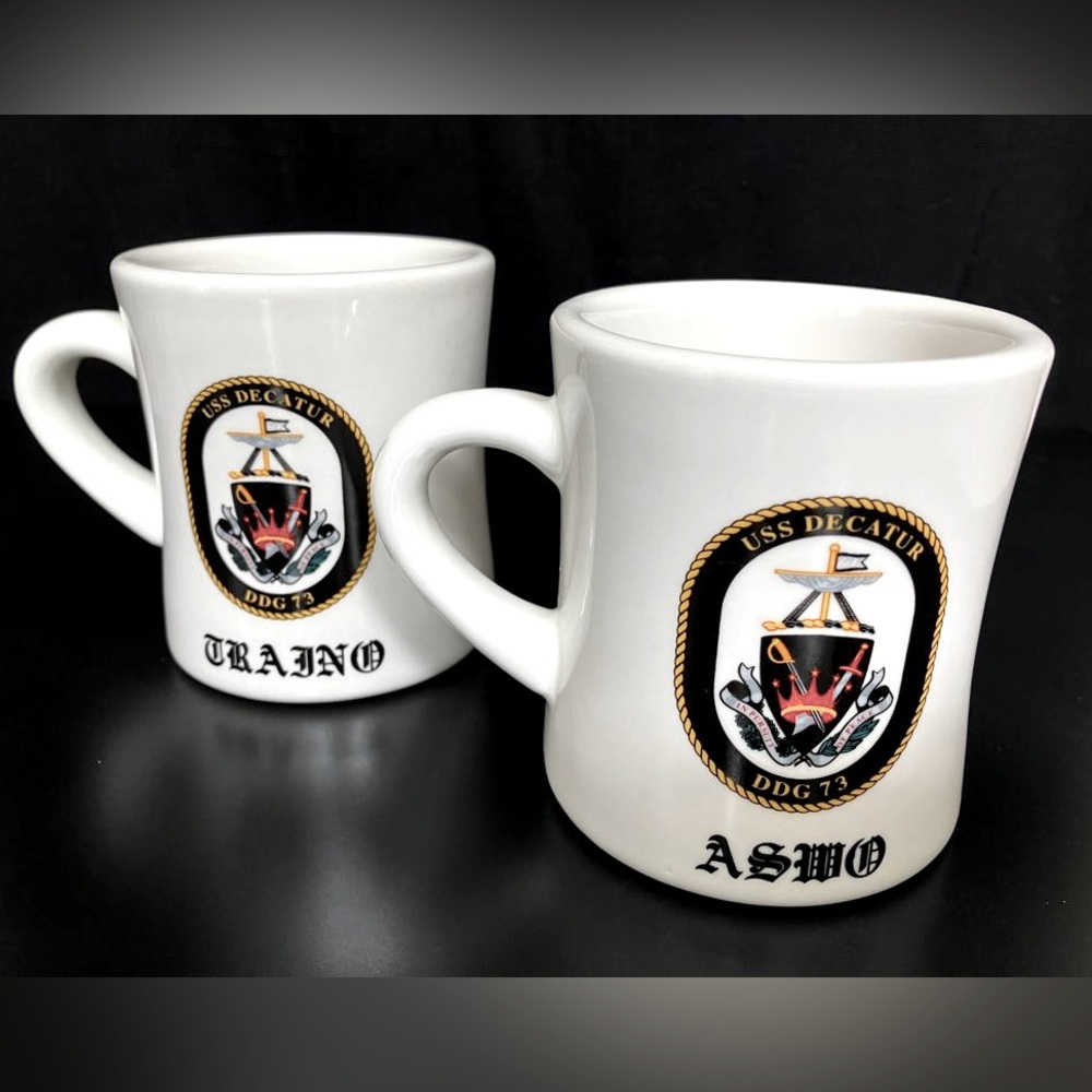 Mil-Art China Coffee Mugs Set of 2 Collectibles